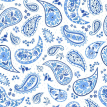 Petal Whispers-Paisley White W160-003-050
