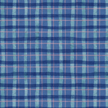 Petal Whispers-Plaid Blue W110-022-591