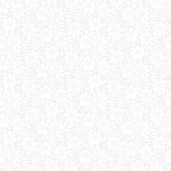 Pigment Print-Desert Bloom White STELLA-P2957-WHITE