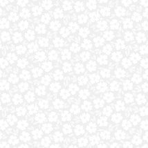 Pigment Print-Posies White STELLA-P3053-WHITE