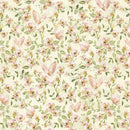 Fairy Boutique-Flowers & Butterflies Cream/Pink W130-031-016