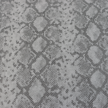 Pitone Silver Exotic Feaux Lea - Faux Leather -  PIT105 - 18"x27"