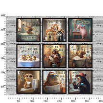 Please Seat Yourself-36" Panel Multi 24210-PNL