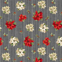 Poinsettia Radiance-Poinsettia Toss Gray W110-008-730