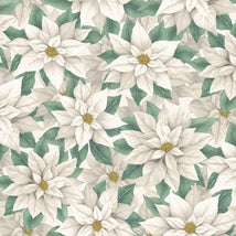 Poinsettia Splendor 108"-Winter White Multi 3630-04