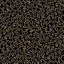 Poinsettia Symphony-Scroll Black 2600-30300-J