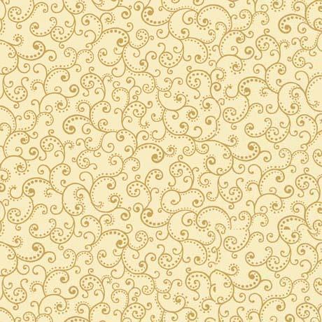 Poinsettia Symphony-Scroll Cream 2600-30300-E