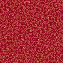 Poinsettia Symphony-Scroll Red 2600-30300-R
