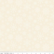 Poinsettias at Christmas-Snowflakes White C17635-WHITE