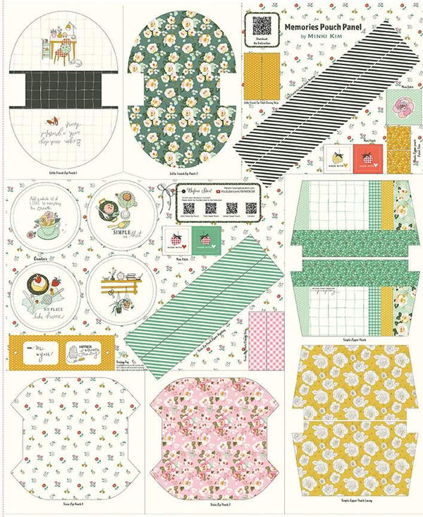 Pouch Panels-36" Memories Pouch Panel P17061-PANEL