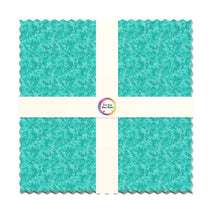 Precut 10" Squares-Turquoise Waves HFB110HG.TURQWAVES