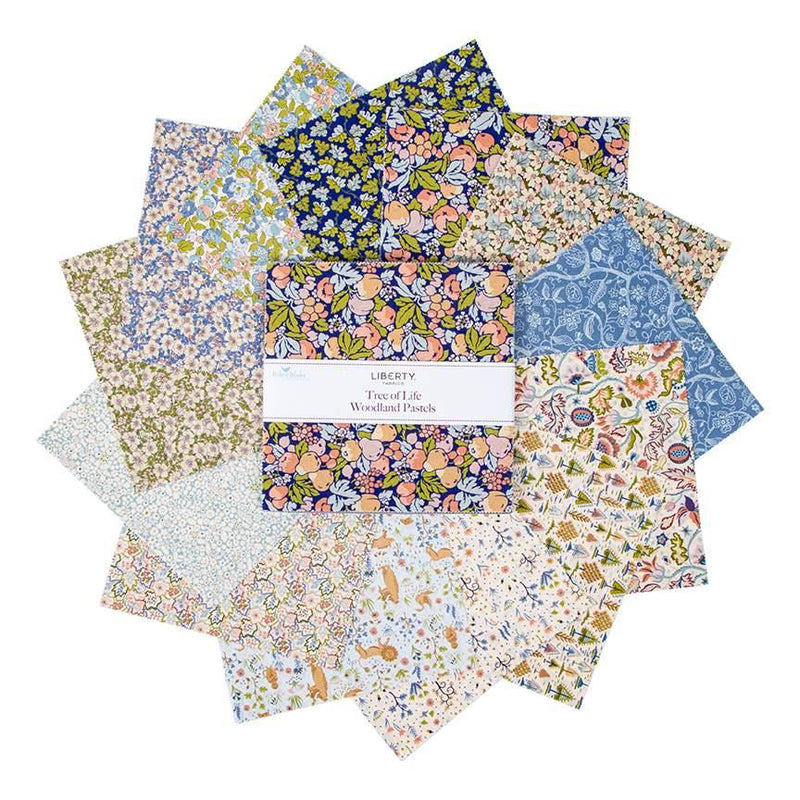 Precut 10" Stacker-Liberty Tree Of Life Woodland Pastels 10-TREELIFEB-42