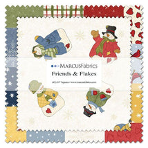 Precut 10"x10" Squares-Friends & Flakes SS180-0006