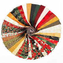 Precut 2-1/2" Strips-Jingle Pops 2025 Gold JP12-47