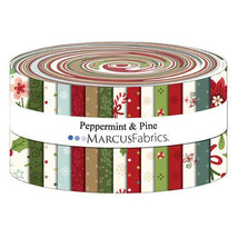 Precut 2.5" Strips-Peppermint & Pine ST182-0006
