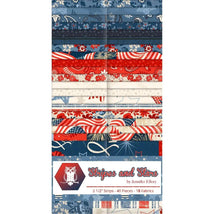 Precut 2.5" Strips-Stripes & Stars STRIPES&STARS-2.5