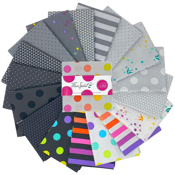 Precut 5" Charm Pack-Graywork FB6CPTP.GRAYWORK