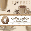 Precut 5" Stamps-Coffee & Co COFFEE&CO-05