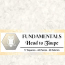 Precut 5" Stamps-Head To Taupe HEADTOTAUPE-05