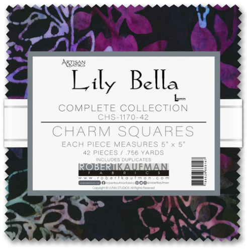 Precut Charm Squares-Lily Bella CHS-1170-42