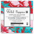 Precut Charm Squares-Wild Poppies CHS-1278-42