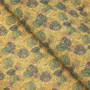 Precut Cork 19"x27" Green Leaves COF-373