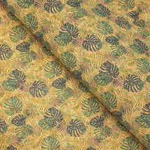 Precut Cork 19"x27" Green Leaves COF-373