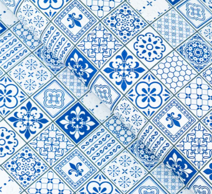 Precut Cork 19"x27"-Artistic Floral Pattern COF-560