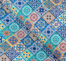 Precut Cork 19"x27"-Intricate Mosaic Tile COF-562