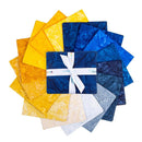 Precut FQ Bundle-Expressions Hand-Dyes Tuscan Blue FQ-21013-16