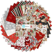 Precut FQ Bundle-Holly Jolly FATQU-HOJO