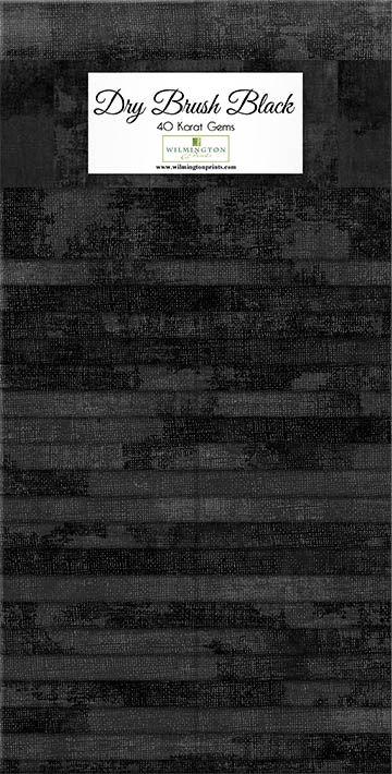 Precut Strips Dry Brush Black842 92 842