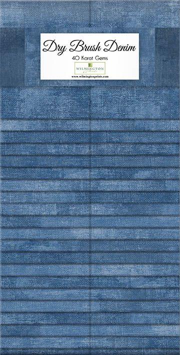 Precut Strips Dry Brush Denim 842-89-842