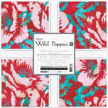 Precut Ten-Square-Wild Poppies TEN-1352-42