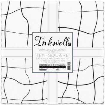 Precut Ten Squares-Inkwell TEN-1393-42