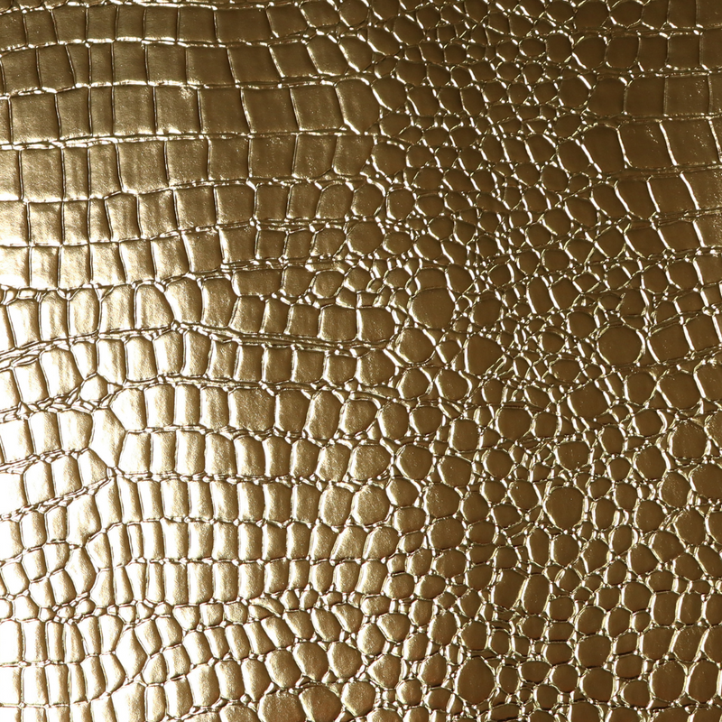 Precut Vinyl - Crocco - Gold - 18"x54"