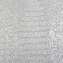 Precut Vinyl - Metallic Gator- Silver - 18"x27"