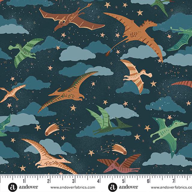 Prehistoric Soar Dark Blue MU-165-B8