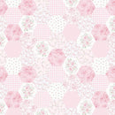 Pretty In Pink-Hexagons Pink FLEUR-CD4330