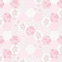 Pretty In Pink-Hexagons Pink FLEUR-CD4330