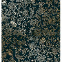 Primavera-Moxie Floral Black Metallic RP308-BK3M