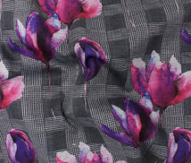 Ponte Print-Black/Purple 39532-03