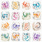 QT Cuties 2-Axolotl Vignettes White 2600-31453-Z
