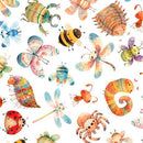 QT Cuties 3-Bugs White 2600-31862-Z