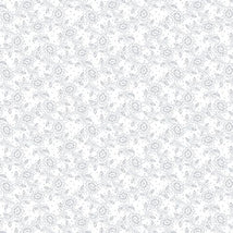 QUILTERS FLOUR V - White On White 1681-01W