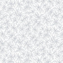QUILTERS FLOUR V - White On White 1692-01W