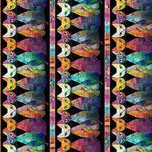 Sophisticat - Quilt Cats 11" Stripe CAT-CD4005-Black