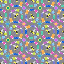 Quilty Helpurrs - Quilting Bee-Limestone STELLA-DPJ3353-LIMESTONE