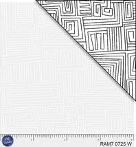 Ramblings 7-Labrynth White On White 00725-W