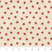 American Heartland-Stars Cream/Red 28737-11